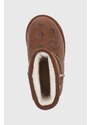Dječje cipele za snijeg od brušene kože Emu Australia Woodland Brumby boja: smeđa