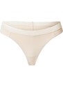Calvin Klein Underwear Tanga gaćice boja pijeska / svijetlobež