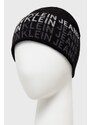 Kapa i šal Calvin Klein Jeans boja: crna