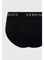 Slip gaćice Versace za muškarce, boja: crna