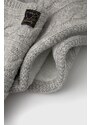 Veliki šal s primjesom vune Superdry boja: siva