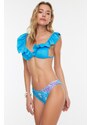 Trendyol cvjetni uzorak boja blok bikini donji dio