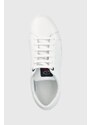 Kožne cipele Paul&Shark boja: bijela, C0P8000