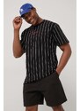 Pamučna majica Karl Kani boja: crna, s aplikacijom
