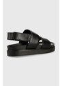 Kožne sandale Vagabond Shoemakers Seth za muškarce, boja: crna