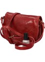 Delami Vera Pelle Mala ženska kožna torbica Lorentii, crvena