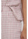 Kratke hlače Y.A.S za žene, boja: ružičasta, s uzorkom, visoki struk