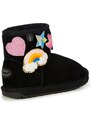 Dječje cipele za snijeg od brušene kože Emu Australia Wallaby Mini Play boja: crna