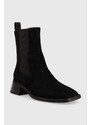 Gležnjače od brušene kože Vagabond Shoemakers Blanca za žene, boja: crna, s debelom potpeticom
