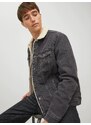 JACK & JONES Prijelazna jakna 'Jean' sivi traper / bijela