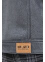 Jakna Hollister Co. za muškarce, boja: siva, za prijelazno razdoblje