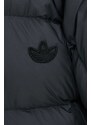 Pernata jakna adidas Originals za žene, boja: crna, za zimu, oversize