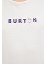 Pamučna majica Burton boja: bijela