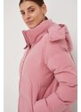 Jakna EA7 Emporio Armani za žene, boja: ružičasta, za zimu