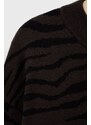 Dječji pamučni pulover GAP boja: smeđa, lagani