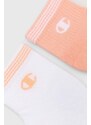 Čarape Champion 2-pack za žene, boja: narančasta