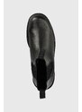Kožne gležnjače Armani Exchange za muškarce, boja: crna, XUM009 XV617 00002
