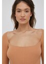 Pulover s dodatkom vune Calvin Klein za žene, boja: narančasta,