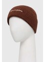 Kapa s dodatkom vune Champion boja: smeđa, od tanke pletenine