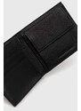 Kožni novčanik Emporio Armani za muškarce, boja: crna, YEM122 Y142V