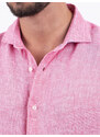 Panareha Men's Linen Shirt CANNES pink