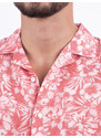 Panareha MAUI Linen Aloha Shirt red