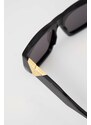 Sunčane naočale Bottega Veneta BV1178S za žene, boja: crna