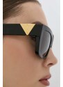 Sunčane naočale Bottega Veneta BV1178S za žene, boja: crna