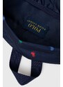 Ruksak Polo Ralph Lauren boja: tamno plava, veliki, s uzorkom