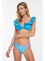 Trendyol cvjetni uzorak boja blok bikini donji dio