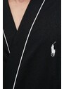 Kućni ogrtač Polo Ralph Lauren boja: crna