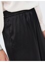 Only Crne žene široke satenske hlače SAMO Victoria - Žene