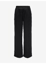 Only Crne žene široke satenske hlače SAMO Victoria - Žene