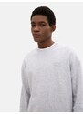 TOM TAILOR DENIM Sweater majica svijetlosiva / bijela
