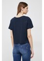 Pamučna majica Pepe Jeans Wimani boja: tamno plava
