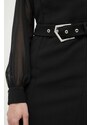 Haljina Morgan boja: crna, mini, ravna