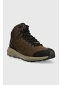 Cipele Columbia Trailstorm Crest Mid Waterproof za muškarce, boja: smeđa