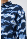 Haljina Pepe Jeans Burnet boja: tamno plava, mini, ravna