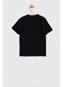 Dječja pamučna majica kratkih rukava adidas LK BL CO boja: crna, s tiskom