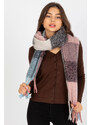 Glara Wide scarf with wool