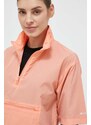Jakna Columbia za žene, boja: narančasta, za prijelazno razdoblje, oversize