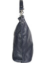 Luksuzna Talijanska torba od prave kože VERA ITALY "Bosna", boja tamnoplava, 33x41cm