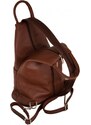 Luksuzna Talijanska torba od prave kože VERA ITALY "Zaira", boja čokolada, 30x20cm