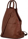Luksuzna Talijanska torba od prave kože VERA ITALY "Zaira", boja čokolada, 30x20cm