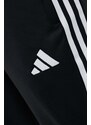Hlače za trening adidas Performance Tiro 23 League boja: crna, s aplikacijom