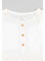Dječja pamučna majica kratkih rukava zippy boja: bijela