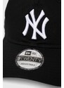 Pamučna kapa sa šiltom New Era boja: crna, s aplikacijom, NEW YORK YANKEES