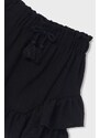 Dječja suknja Mayoral boja: crna, mini, širi se prema dolje