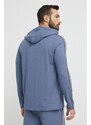 Homewear dukserica Michael Kors boja: tamno plava, s kapuljačom, s tiskom