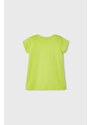 Dječja pamučna majica kratkih rukava Mayoral boja: zelena
